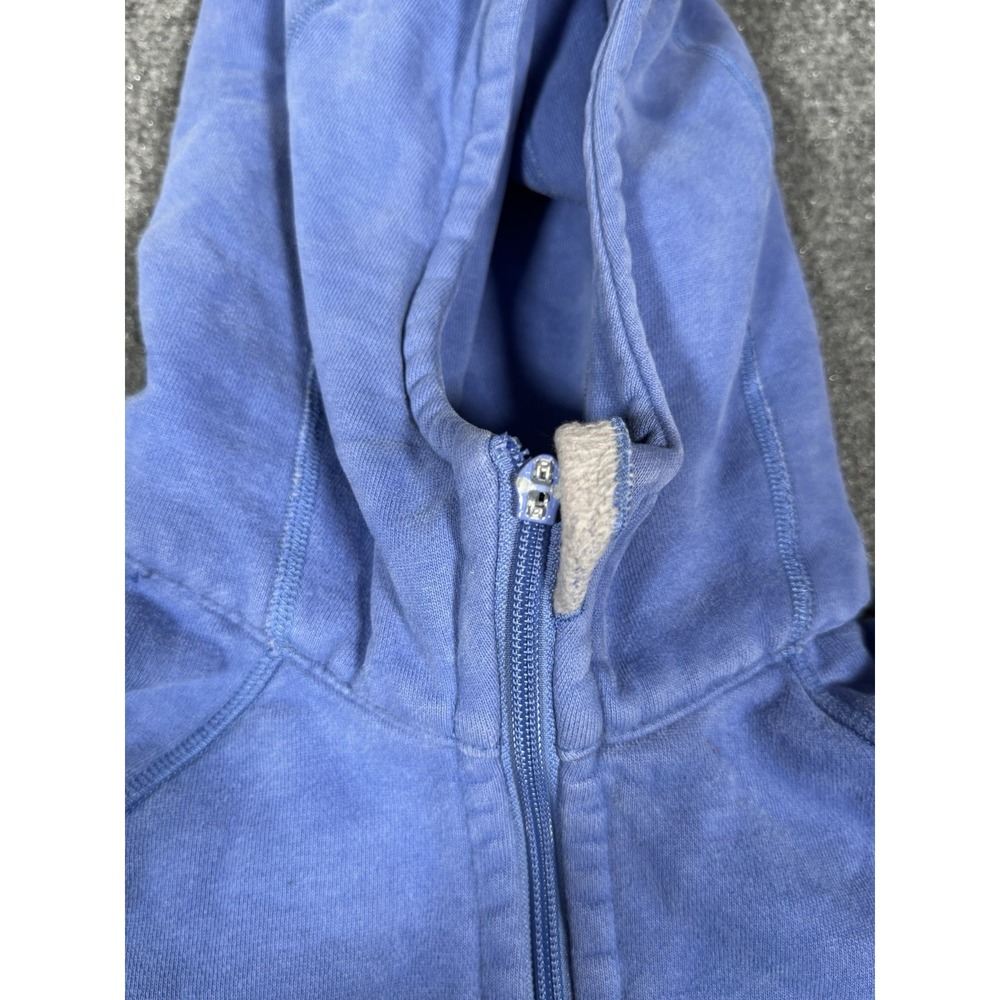 Vintage Lululemon Scuba Hoodie Womens‎ 6 Rocksteady Blue Cotton Fleece Full Zip - Picture 13 of 16